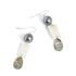 Pearl with Abalone Dangle Earrings - Final Sale